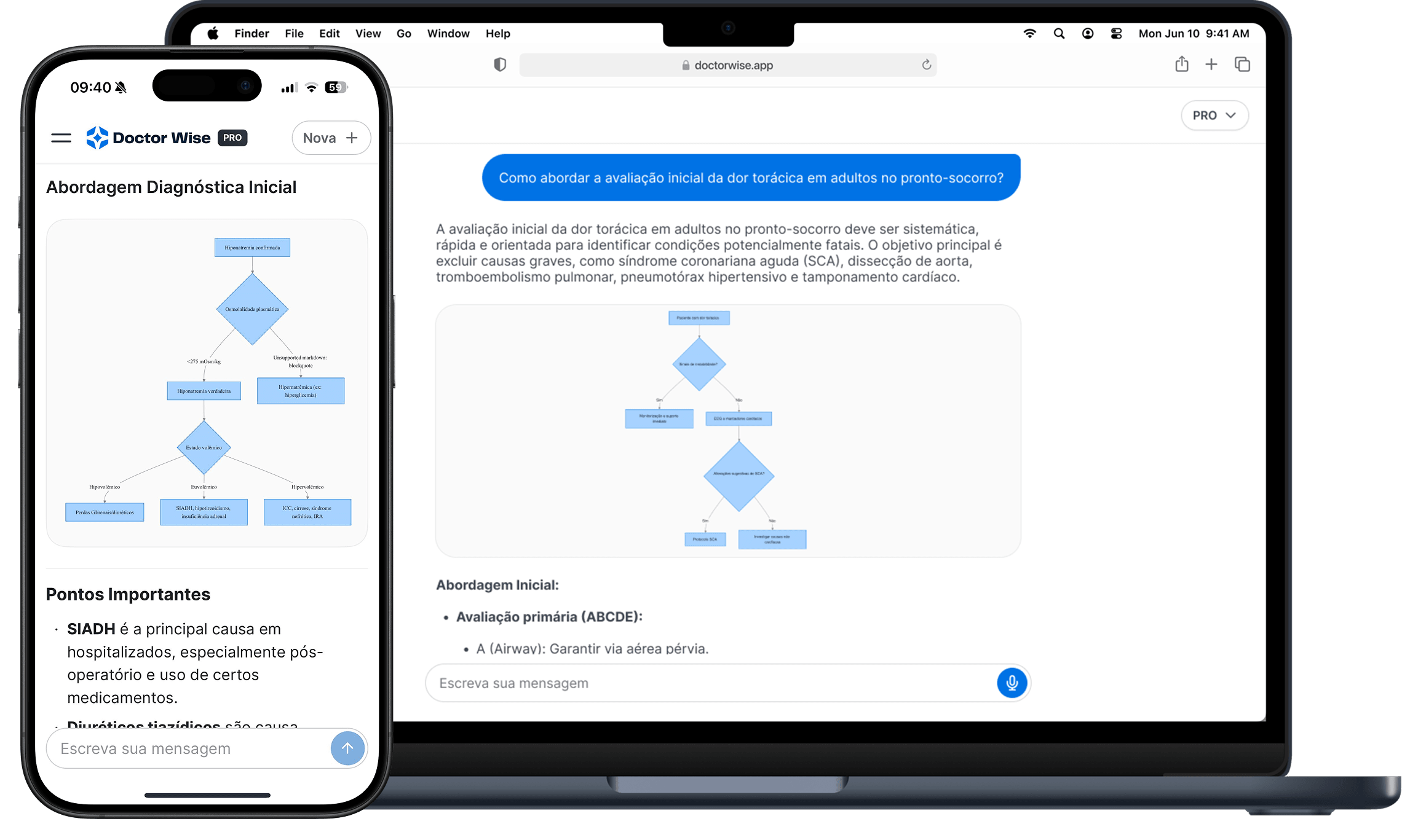 Doctor Wise nos dispositivos